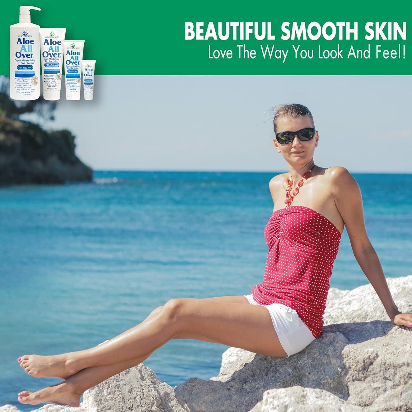 Miracle of Aloe’s Aloe All Over Super Moisturizing Dry Skin Lotion (2-Pack, 8 oz) - Made with 72% UltraAloe Aloe Vera Gel. Safe for Everyone: Men, Women, Kids. Ends Flaking and Restores Dry Skin Fast