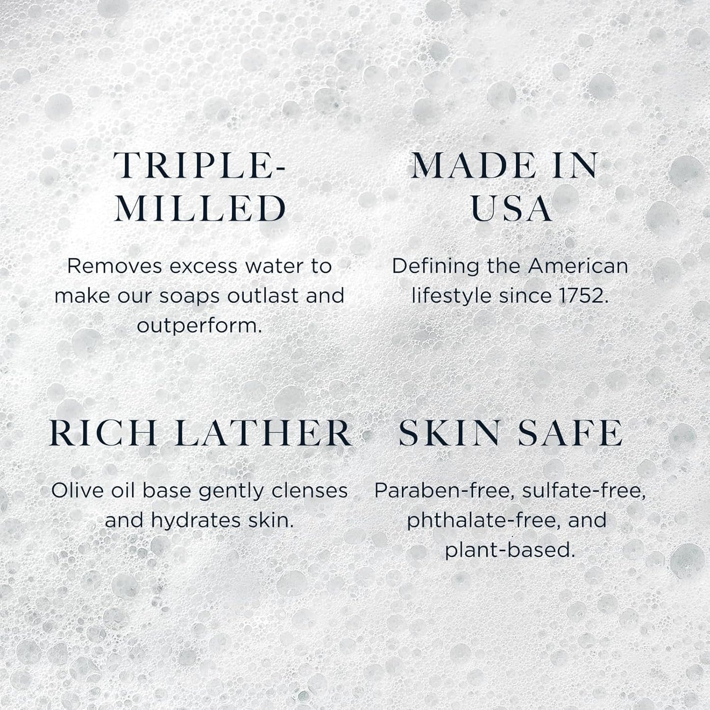 Caswell-Massey Men’s Bar Soap Gift Set - Newport, Oaire & Greenbriar - Moisturizing Triple-Milled Body Wash Bars for All Skin Types, Plant-Based & Essential Oils Formula, Made in USA, 3 x 5.8 oz