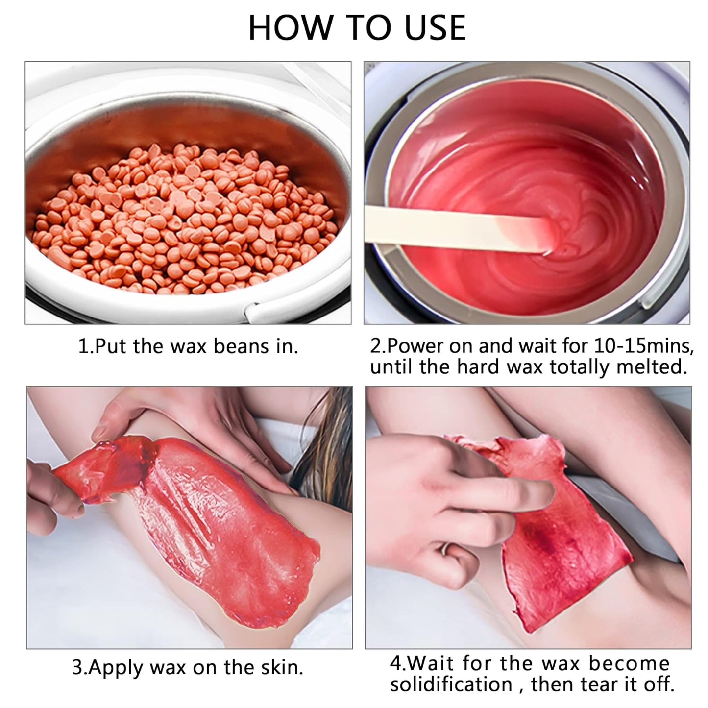 Single Wax Warmer Professional Electric Wax Heater Machine for Hair Removal, Large Waxing Pot Paraffin Facial Skin Body SPA Salon Equipment with Adjustable Temperature Set