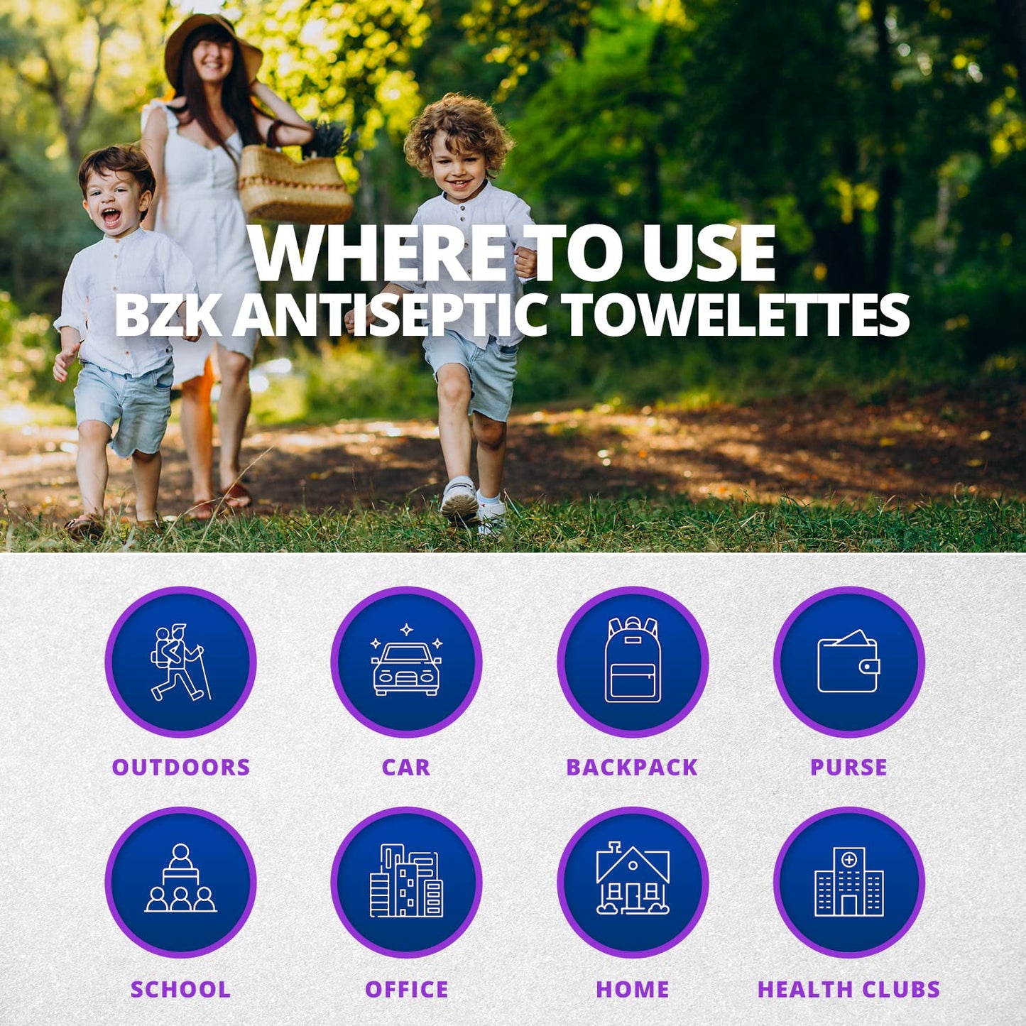 Hand Wipes – (Pack of 300) Benzalkonium Chloride Swabs Individual BZK Single-Use Packets by MEDca