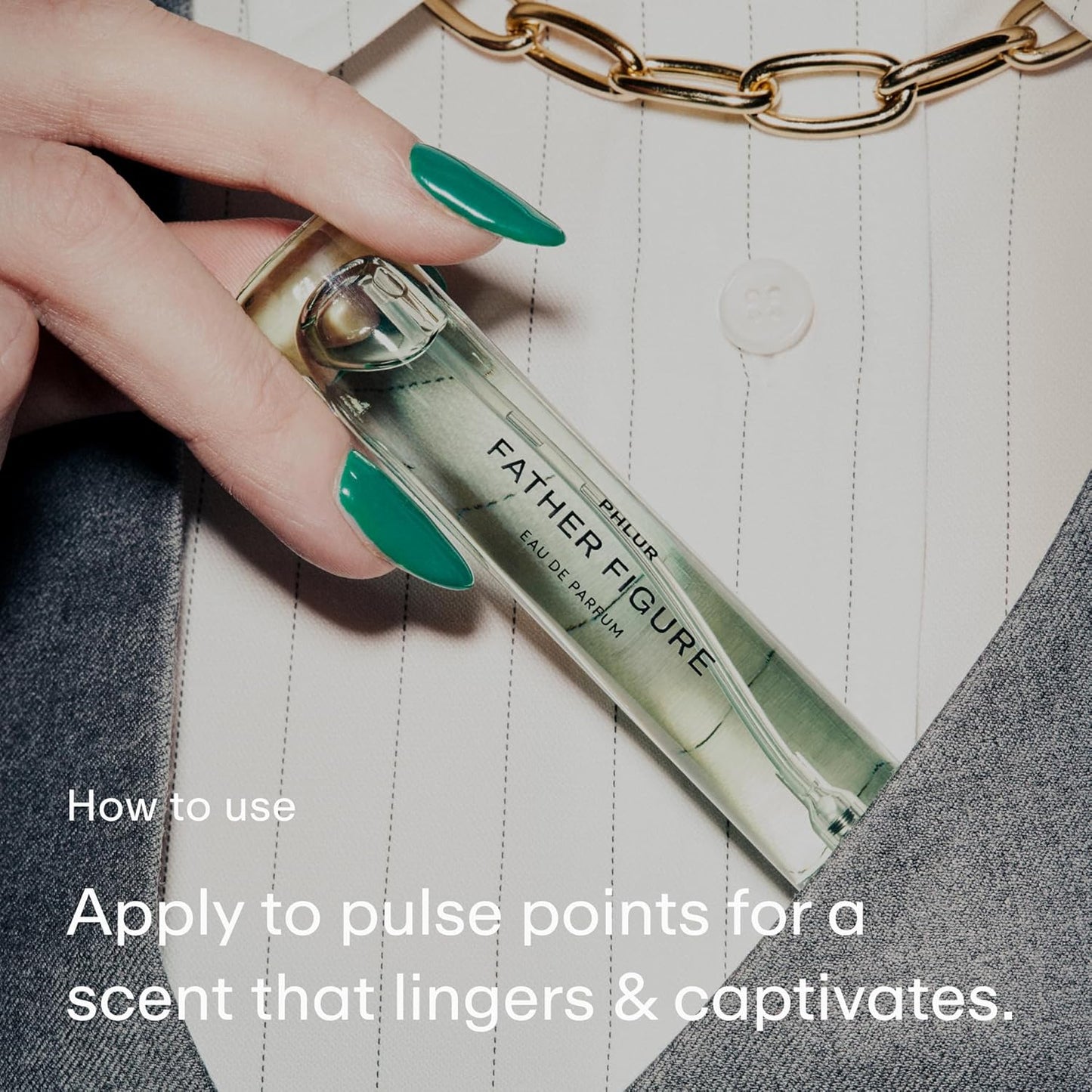 PHLUR Father Figure Eau de Parfum - Travel Size Perfume Fragrance - Green Fresh Fig Perfume with Iris, Jasmine, Patchouli, Sandalwood & Vanilla (9.5mL)