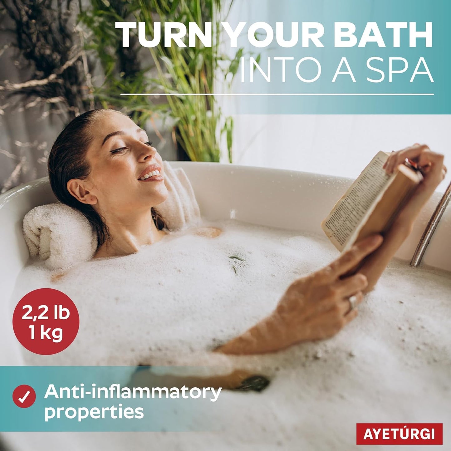 Bath Salts,Epsom Salt Bath soak,Relaxing Gifts for Women,Ancient Minerals Magnesium Flakes,epson Salts for Bath