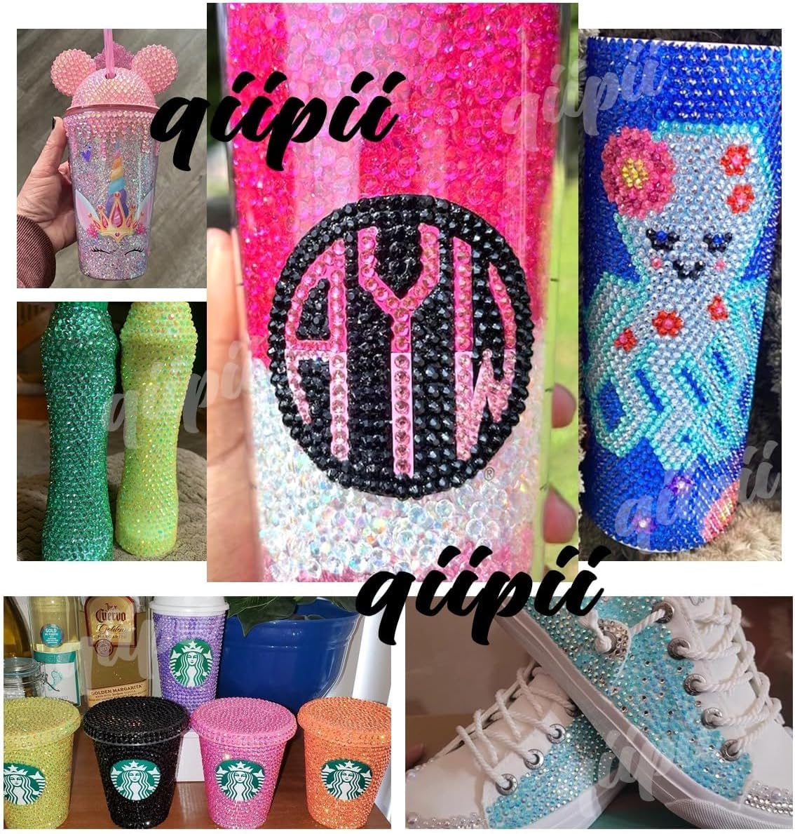 3 Boxes Classic Jean Blue Resin Crystal Rhinestones for Bedazzling Crafting 3mm 4mm 5mm Midblue‌ Flatback Stones Diamonds Crystals Gems for Face Eyes Makeup Tumblers Bottles DIY Crafts Clothes