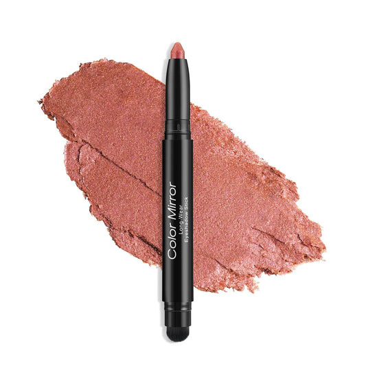 Longwear Cream Eye Shadow Sticks(46 Ruby Metallic), Smudge-Proof, Waterproof Eyeshadow,Silky Formula Glitter With Makeup Brush,Red Eyeshadow Stick