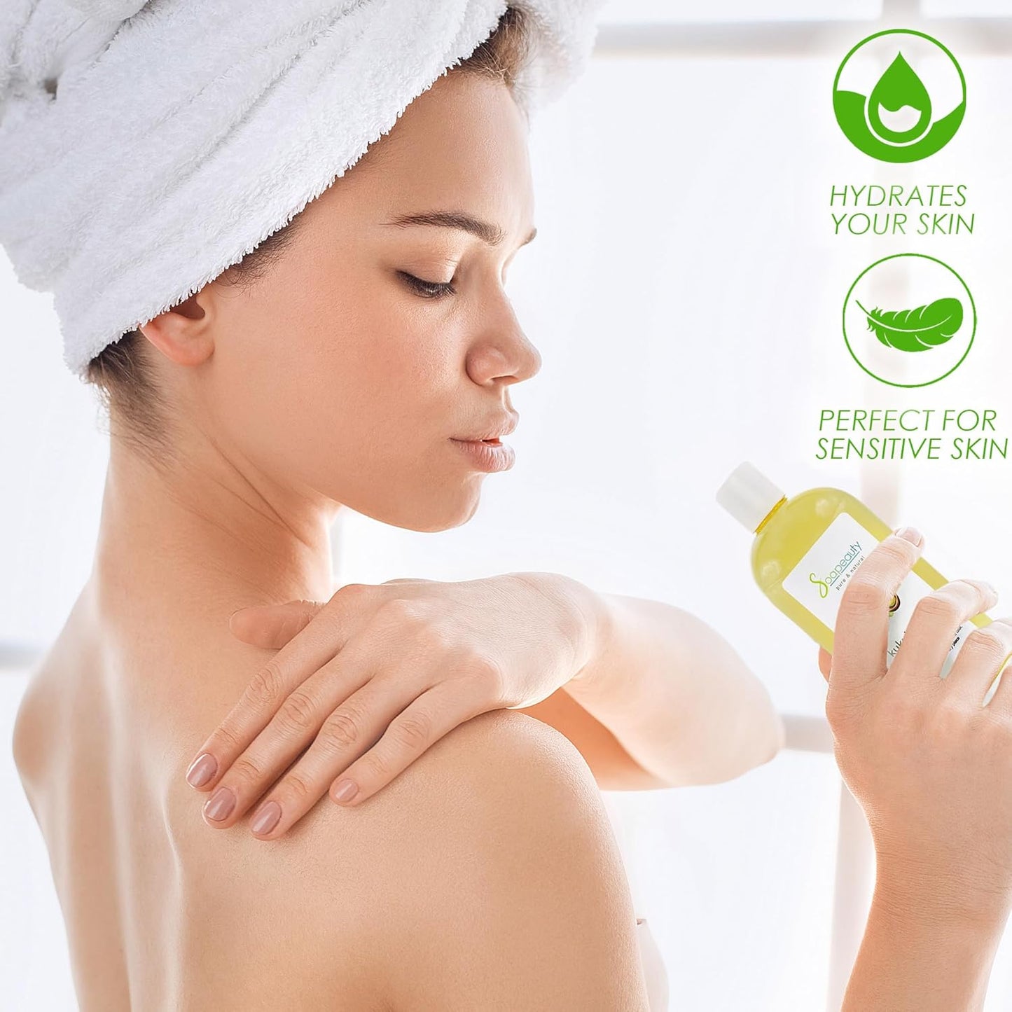 Soapeauty Kukui Nut Oil | 100% Pure & Natural | Cold Pressed | Moisturizing Oil for Skin, Hair, and Soap Making | 2 fl oz