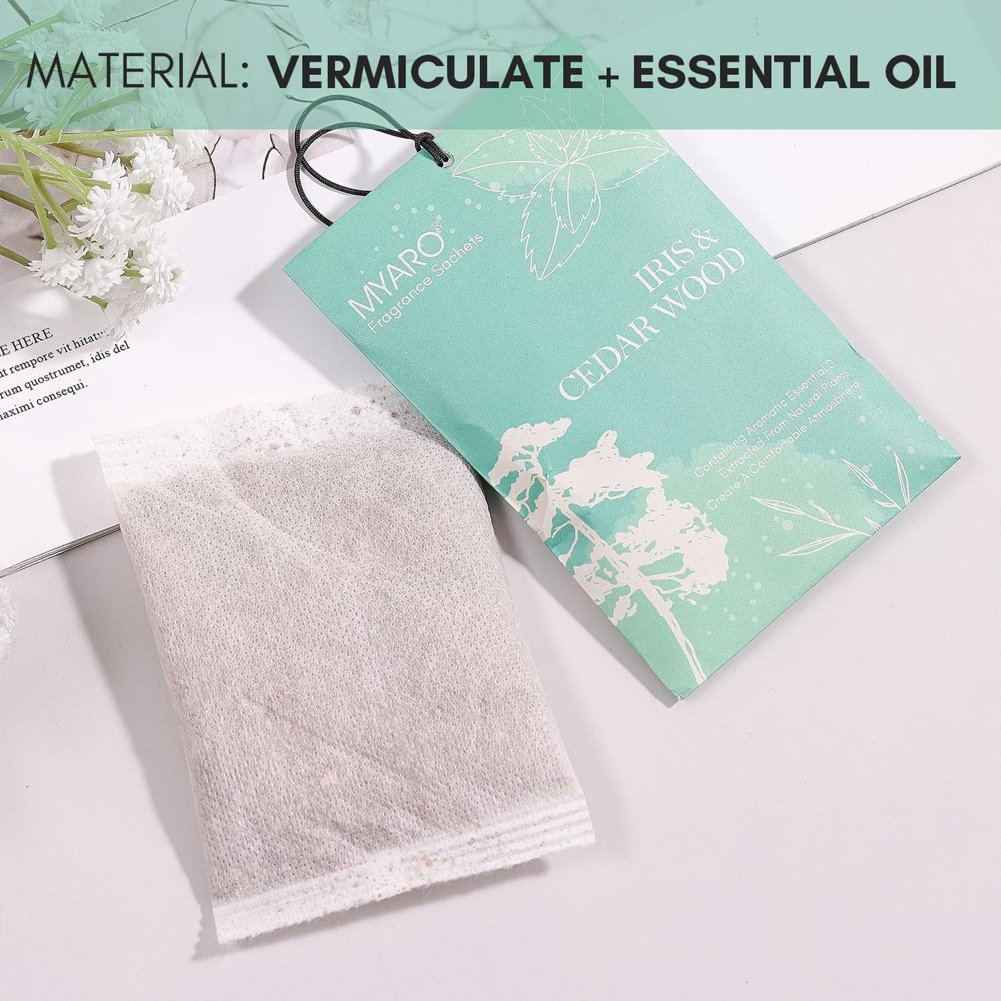 Sachets for Drawers and Closets, MYARO 12 Packs Closet Scent Freshener and Room Deodorizer, Long Lasting Sachets Scented Bag Make Your House Smell Good