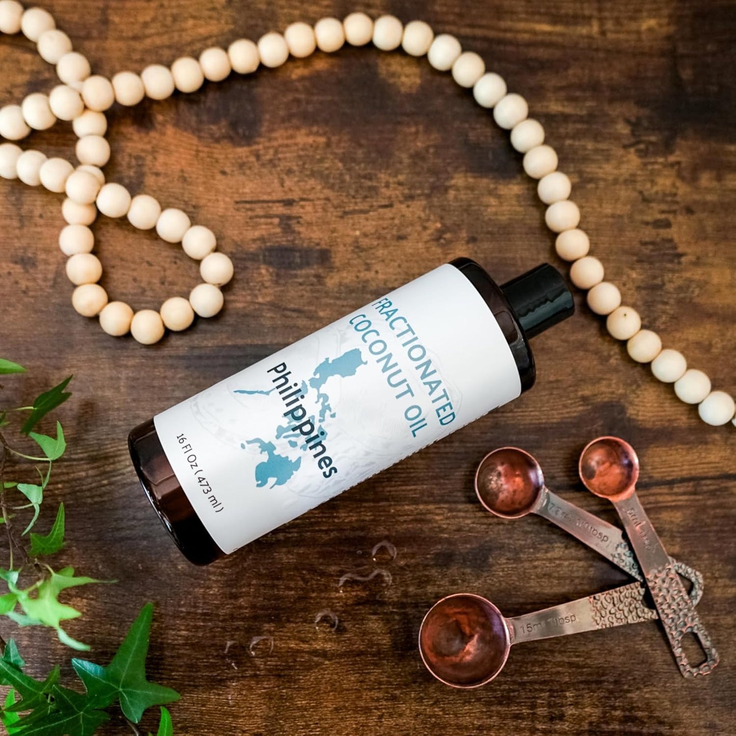 Fractionated Coconut Oil - Sourced Directly from our Farm Partner in the Philippines - Carrier Oil for Diluting Essential Oils, Body, Hair, and Skin Moisturizer - (16oz)