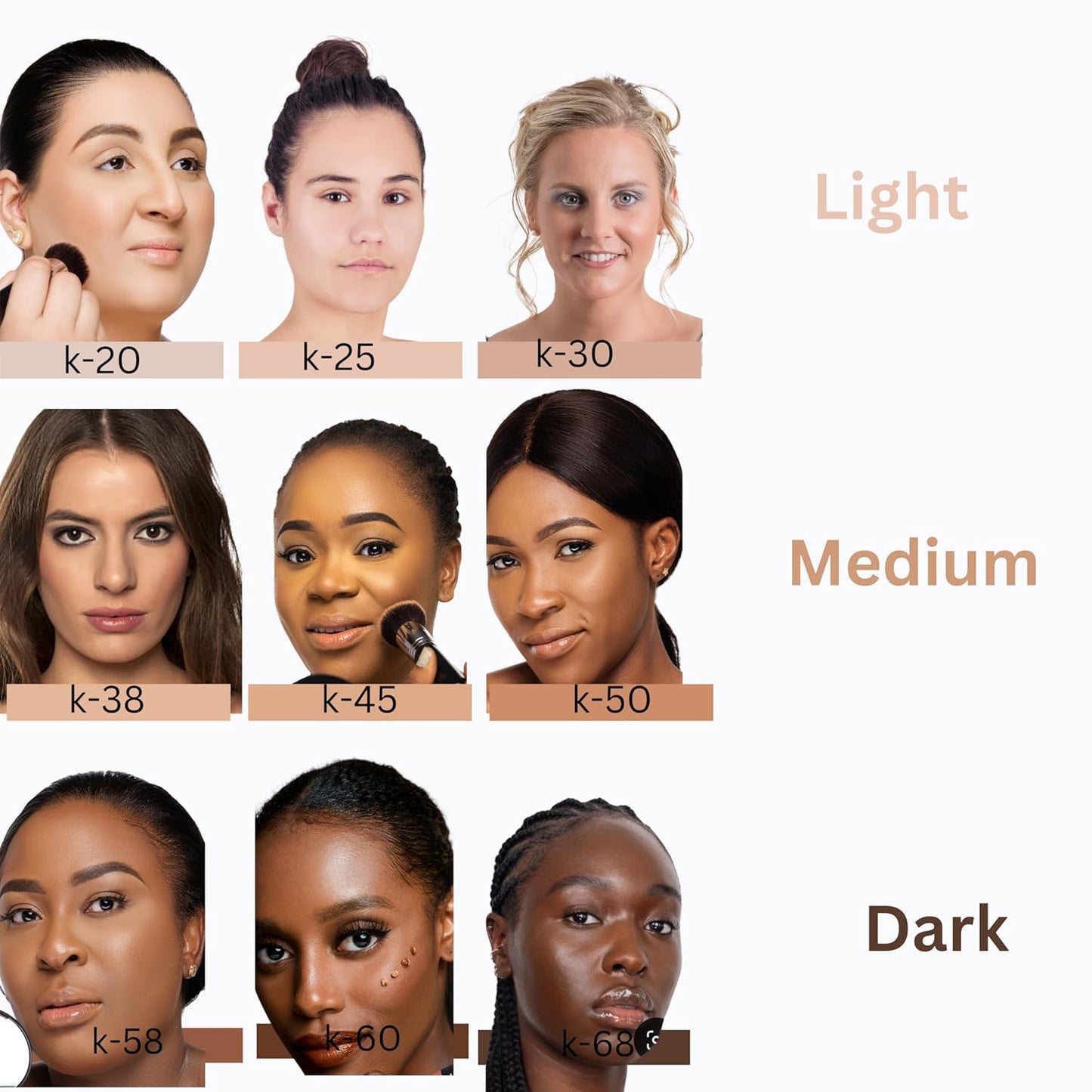 Koschiq Soft Matte Powder + Foundation – 2-in-1 Compact with Oil Control & Blurring Effect | 24hrs stay Longwear, Buildable Matte Finish | k-40. Light with warm golden undertone)