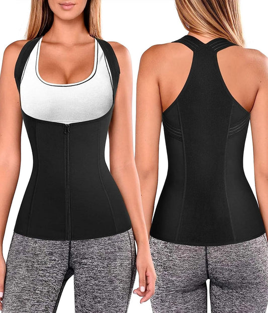 URSEXYLY Women Back Braces Posture Corrector Waist Trainer Vests Tummy Control Body Shapers for Spinal Neck Shoulder and Upper Back Support (3XL, Black)