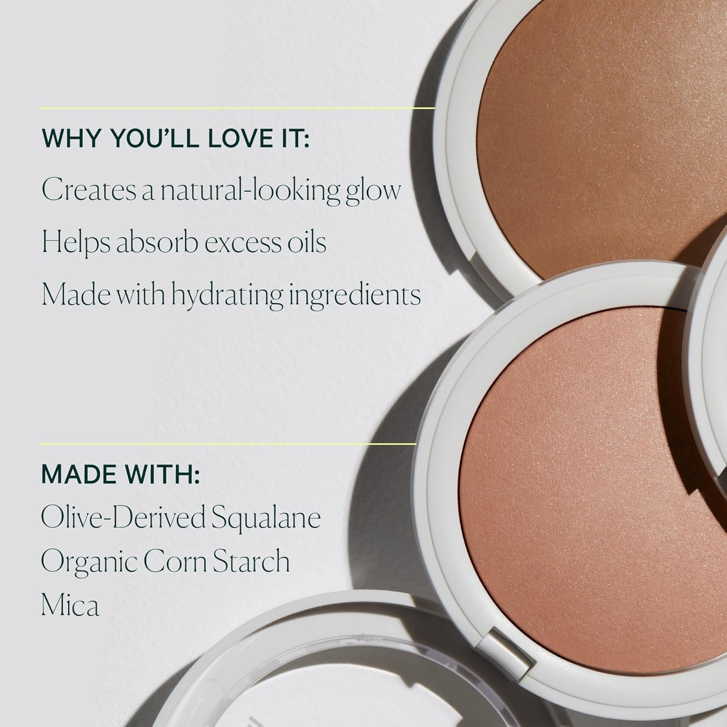 Well People Superpowder Bronzing Powder, Hydrating Baked Bronzing Powder For A Natural Glow, Semi-matte Finish, Vegan & Cruelty-free, Bronze