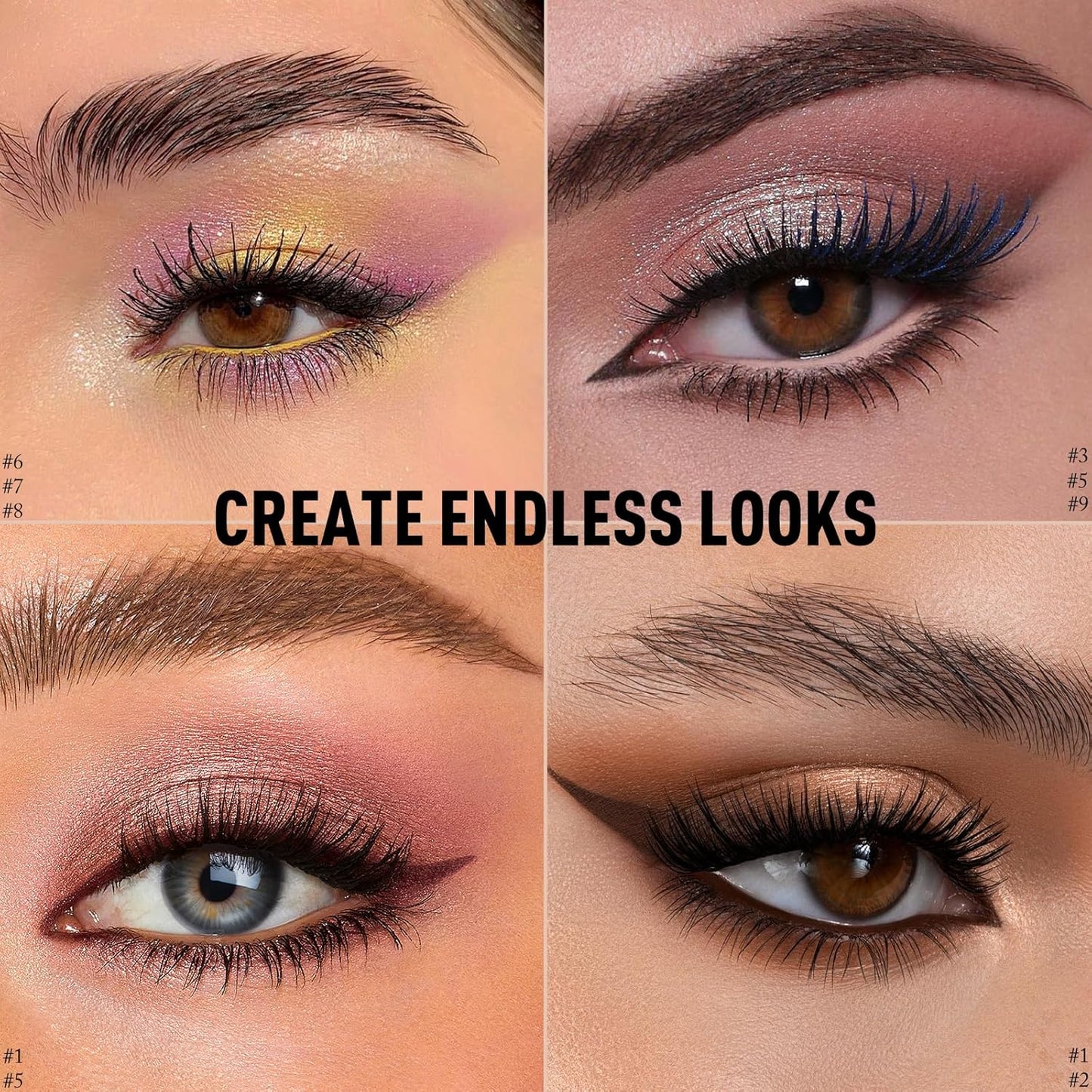 Eyeshadow Stick Matte Eye Shadow Pencil Cream to Powder Eye Brightener Crayon Long-Lasting Crease-Proof Neutral Eyeshadow Buildable & Blendable High Pigmented Eye Liner Makeup for Women, 5 PINK