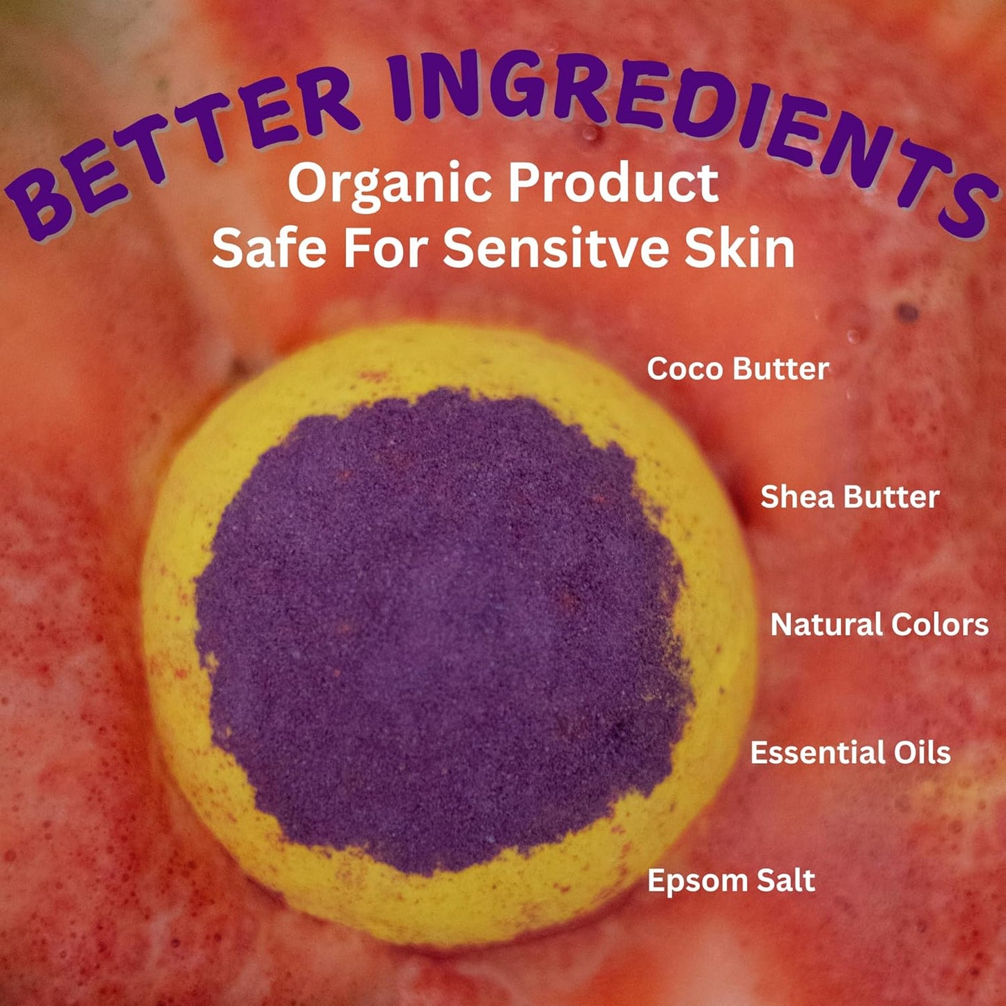 EvolutionUSA 1pc Black Epic Superhero Bath Bombs for Kids, Super Hero Bath Bomb with Toy Inside, Lush Childrens Bathbomb, Organic Bathbomb with Surprise Inside, Fizzy Fun Superhero Bath Ball