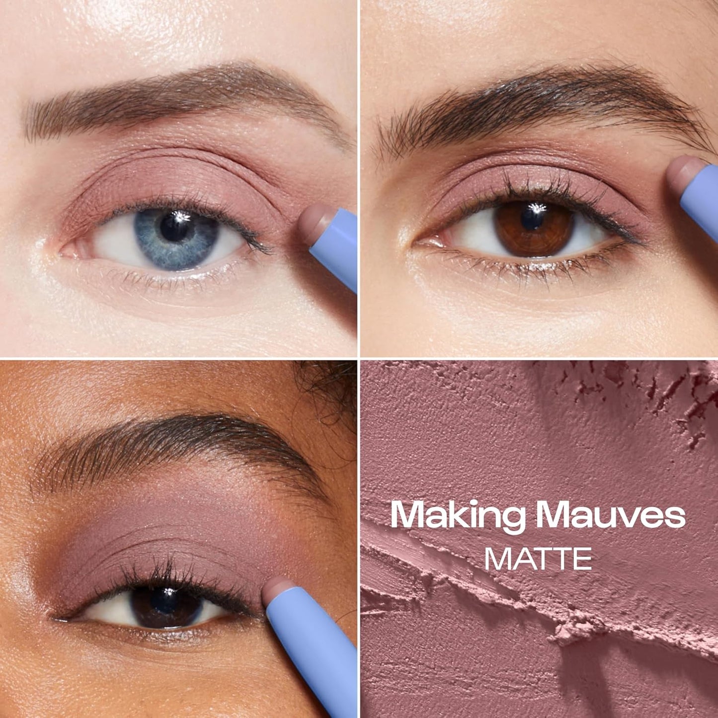 ALLEYOOP 11th Hour Waterproof Cream Eyeshadow Stick – Long-Lasting Eye Shadow Pencil & Eyeliner, Cream to Powder Stick & Highlighter – Smudge-Proof Eyeshadow Matte, Making Mauve Matte