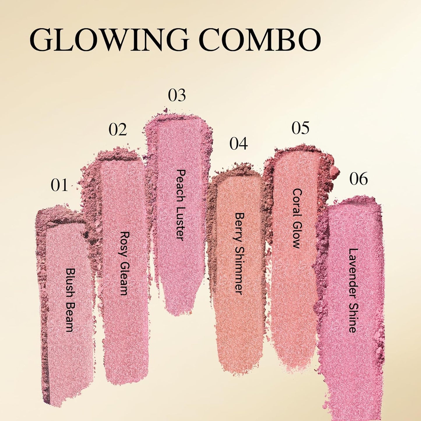 Luminous Blush Powder-Multi-Use Formula, Ultra-Fine & Smooth, Longer-Lasting Wear with Natural Luminous Glow (05#)
