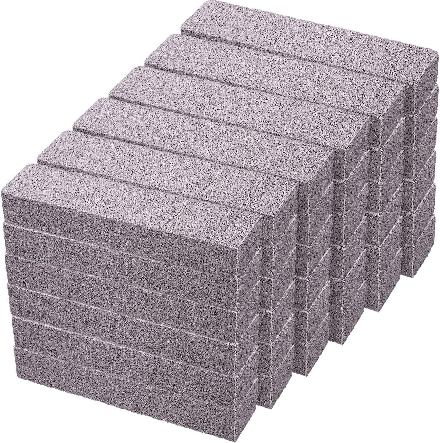 Chinco 36 Packs Pumice Stick for Cheaning, Pumice Scouring Stone Pad Removing Stain Grime Without Leaving Scratches for Kitchen Oven Stove Home Bathroom Toilet Pool House Cleaning Supplies