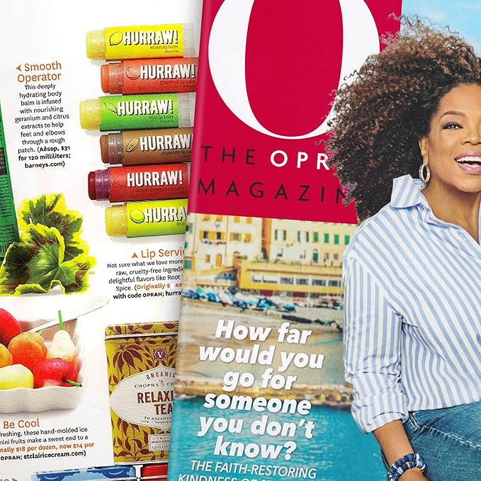 Hurraw! Grapefruit Lip Balm: Organic, Certified Vegan, Cruelty and Gluten Free. Non-GMO, 100% Natural Ingredients. Bee, Shea, Soy and Palm Free. Made in USA